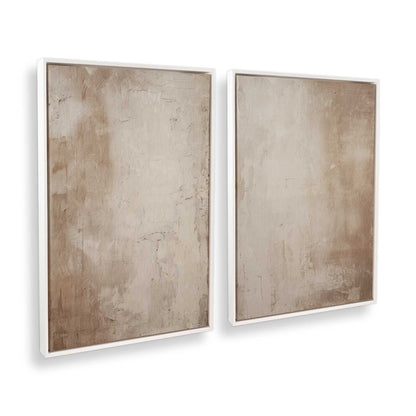 [Color:Opaque White], Picture of art in a White frame at an angle