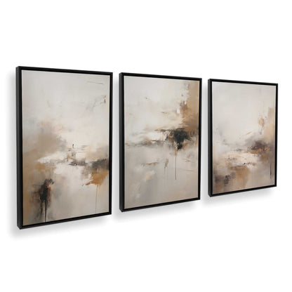 [Color:Satin Black], Picture of art in a Satin Black frame at an angle