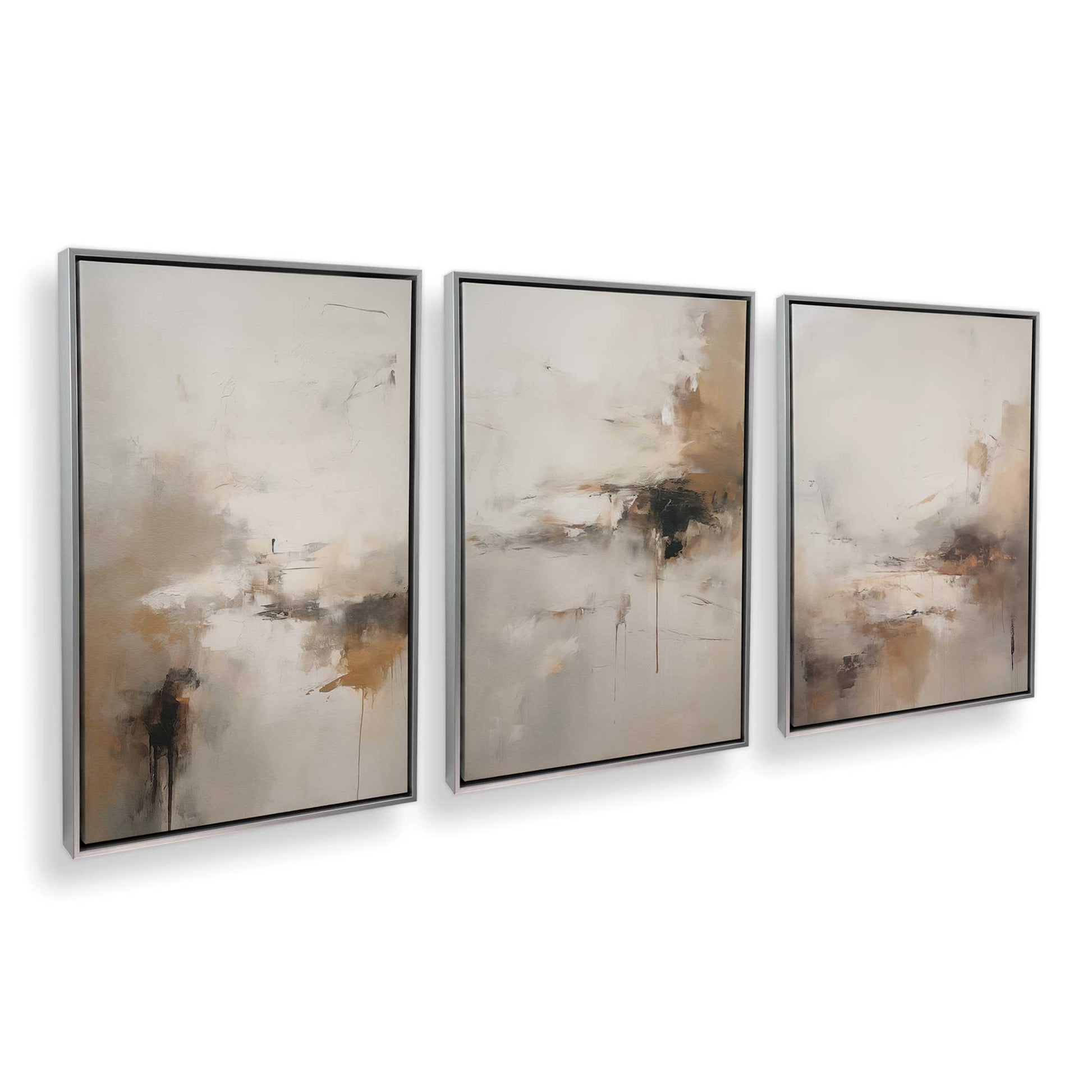 [Color:Polished Chrome], Picture of art in a Polished Chrome frame at an angle