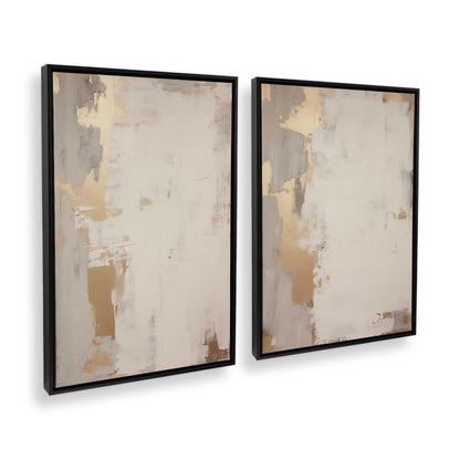 [Color:Satin Black], Picture of art in a Satin Black frame at an angle
