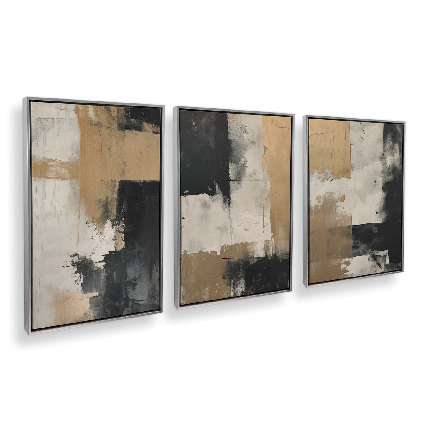[Color:Polished Chrome], Picture of art in a Polished Chrome frame at an angle