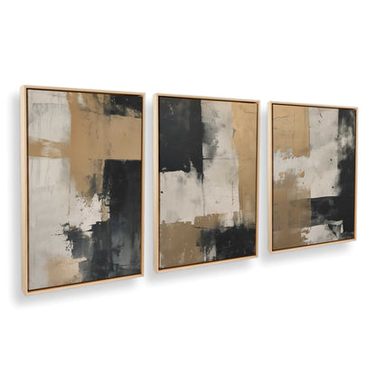 [Color:American Maple], Picture of art in a American Maple frame at an angle