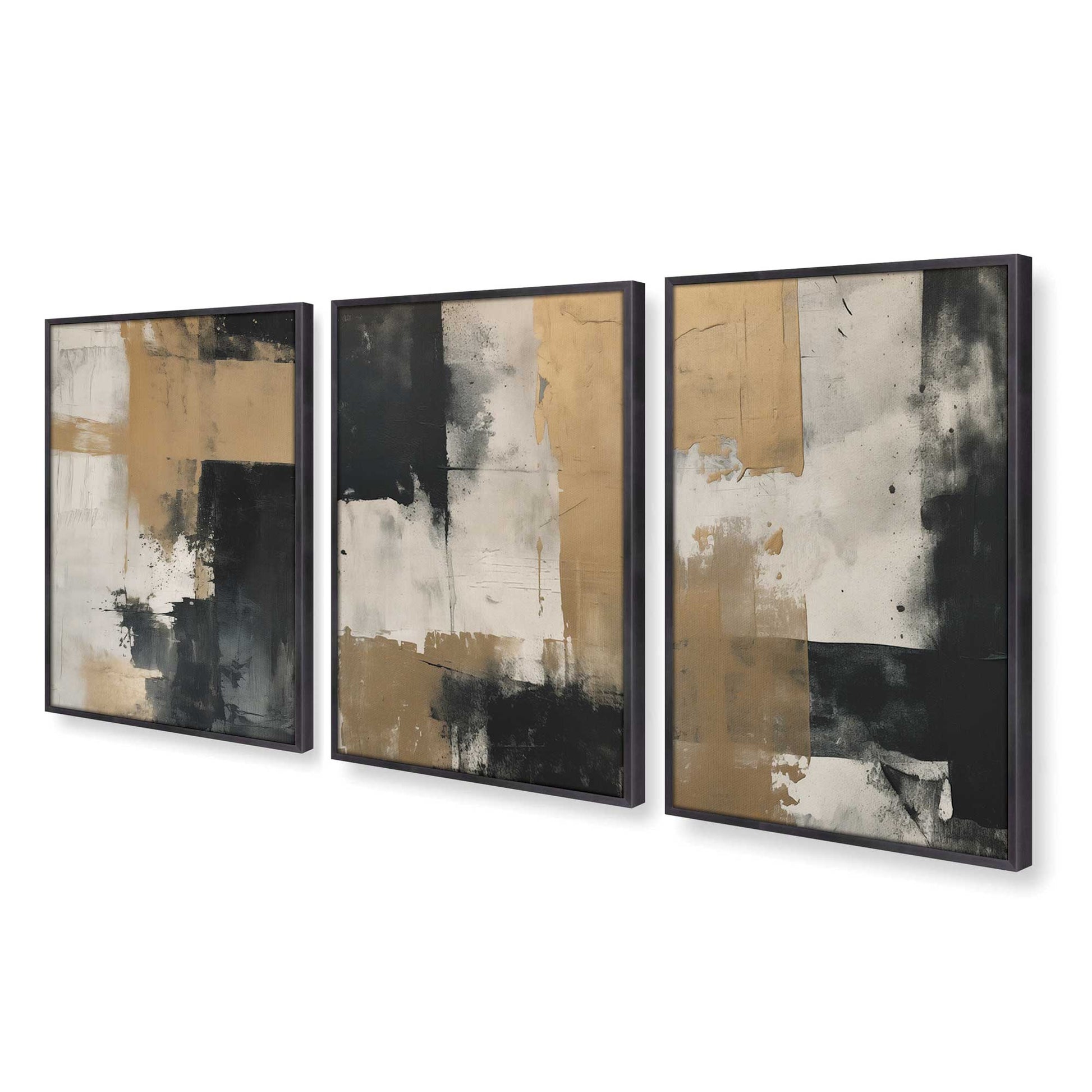 [Color:Weathered Zinc], Picture of art in a Weathered Zinc frame at an angle