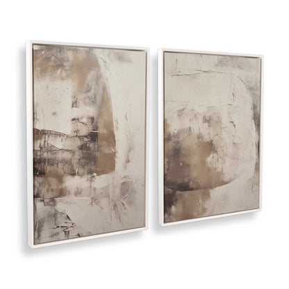 [Color:Opaque White], Picture of art in a White frame at an angle