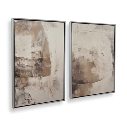 [Color:Polished Chrome], Picture of art in a Polished Chrome frame at an angle