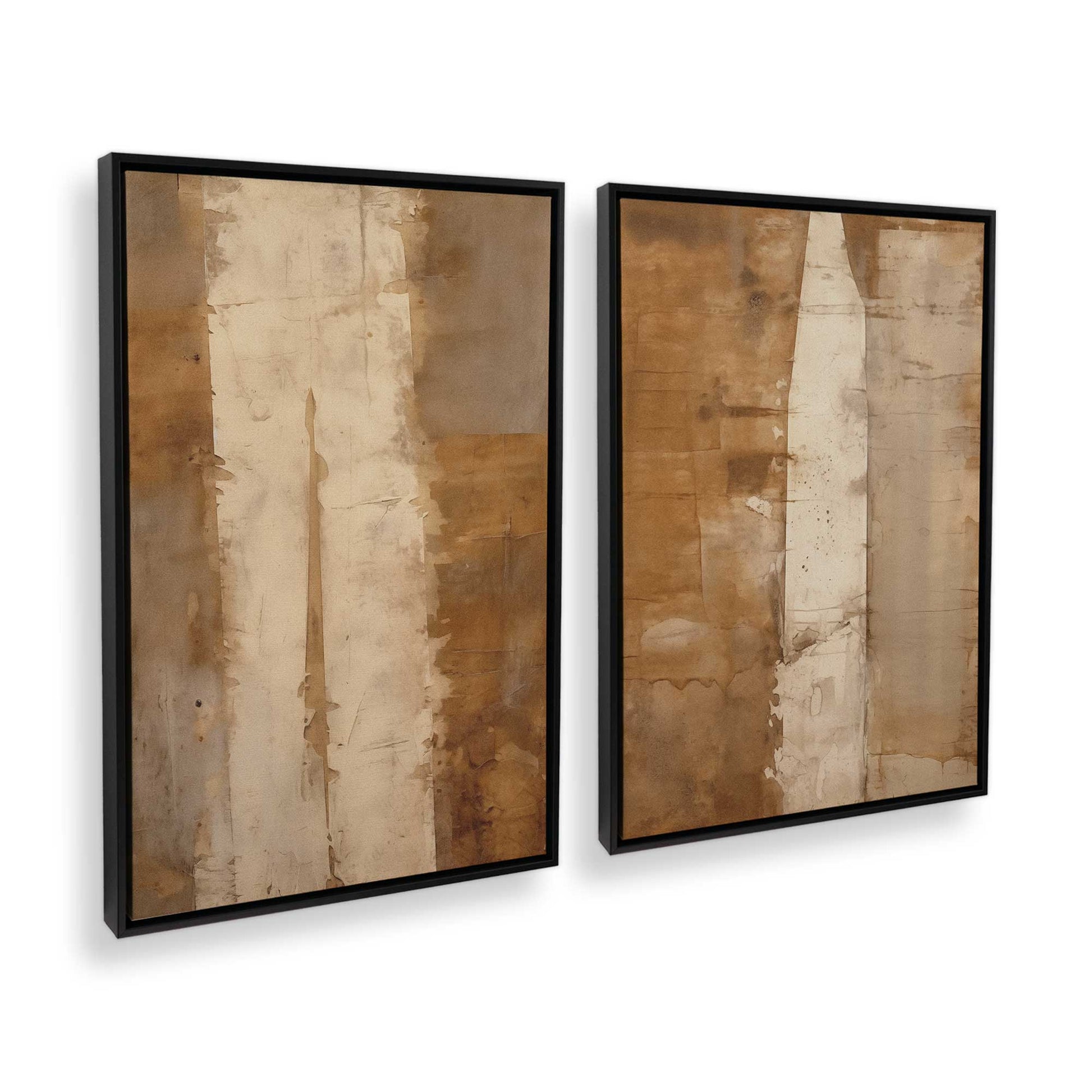 [Color:Satin Black], Picture of art in a Satin Black frame at an angle