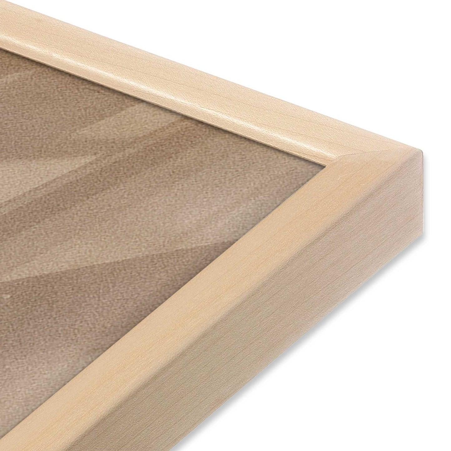 [Color:Raw Maple], Picture of art in a Raw Maple frame of the corner