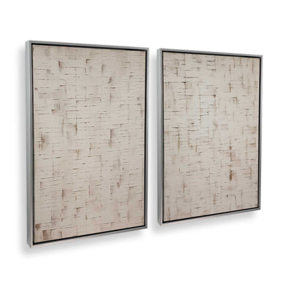[Color:Polished Chrome], Picture of art in a Polished Chrome frame at an angle