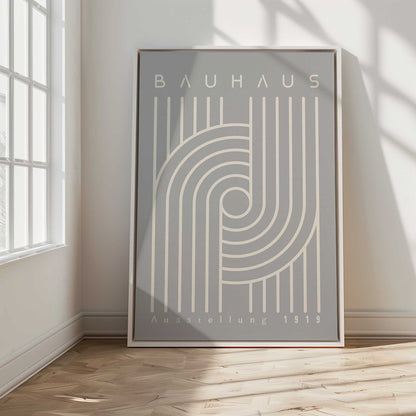 Bauhaus Modern Loop Canvas Print