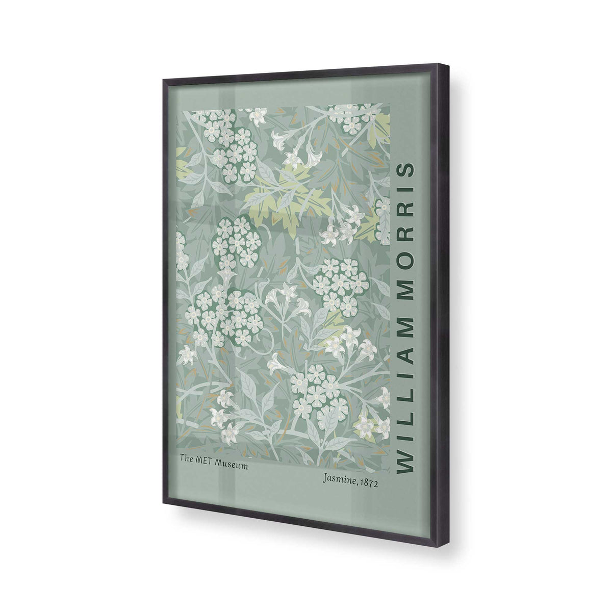 [Color:Weathered Zinc], Picture of art in a Weathered Zinc frame of the corner