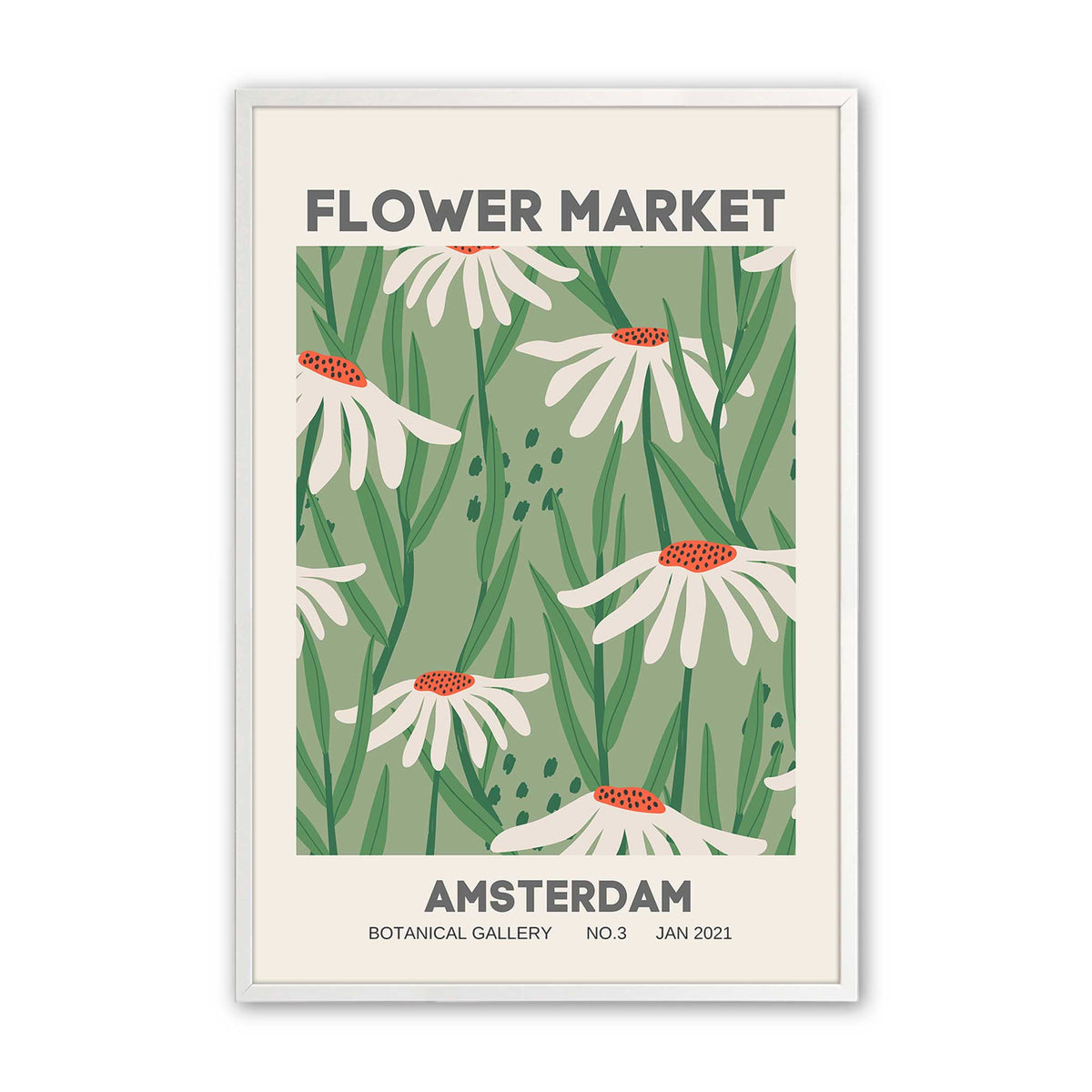 [Color:Opaque White], Picture of art in a Opaque White frame