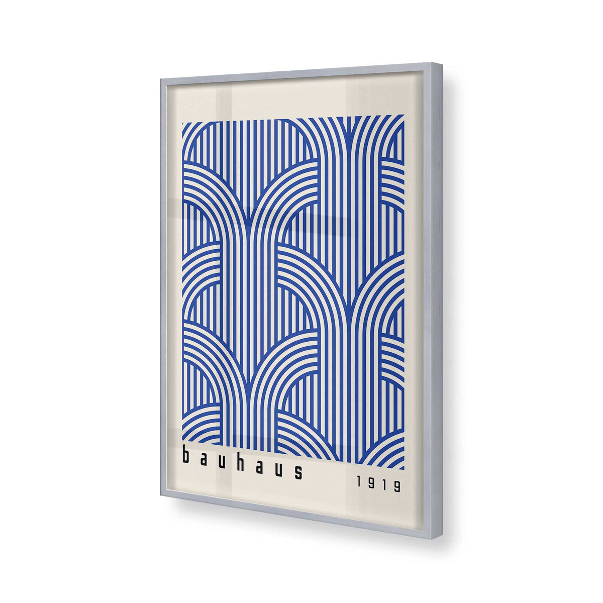 [Color:Polished Chrome], Picture of art in a Polished Chrome frame of the corner