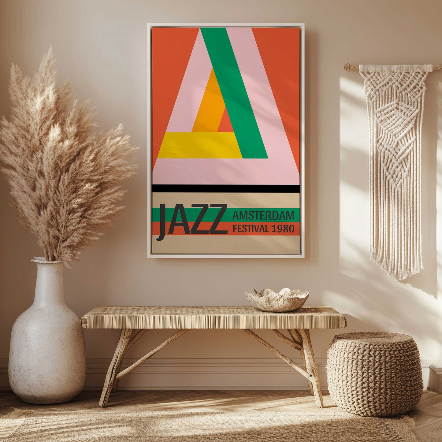 Picture of art in a room