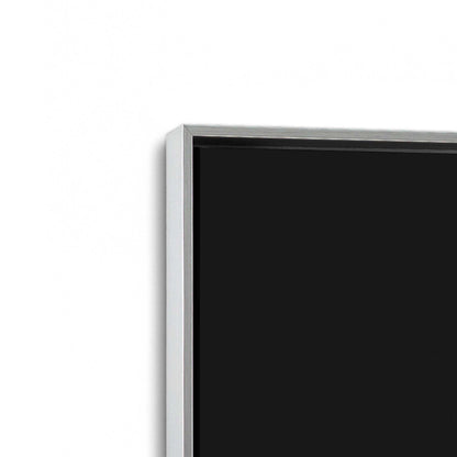 [Color:Polished Chrome], Picture of art in a Polished Chrome frame at an angle