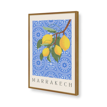 [Color:Polished Gold], Picture of art in a Polished Gold frame of the corner