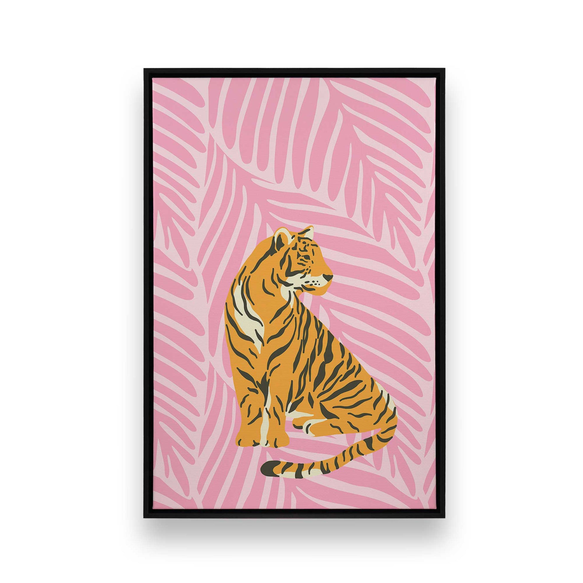 [Color:Satin Black], Picture of art in a Satin Black frame