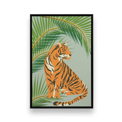 [Color:Satin Black], Picture of art in a Satin Black frame