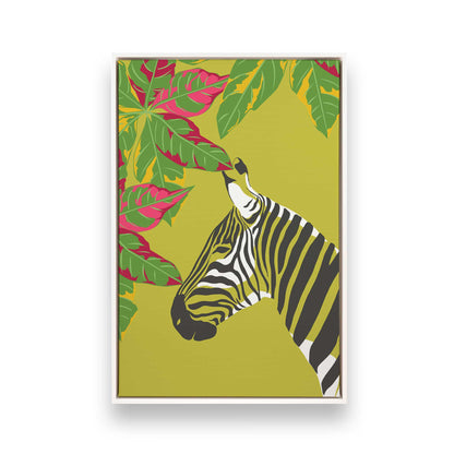 [Color:Opaque White], Picture of art in a White frame