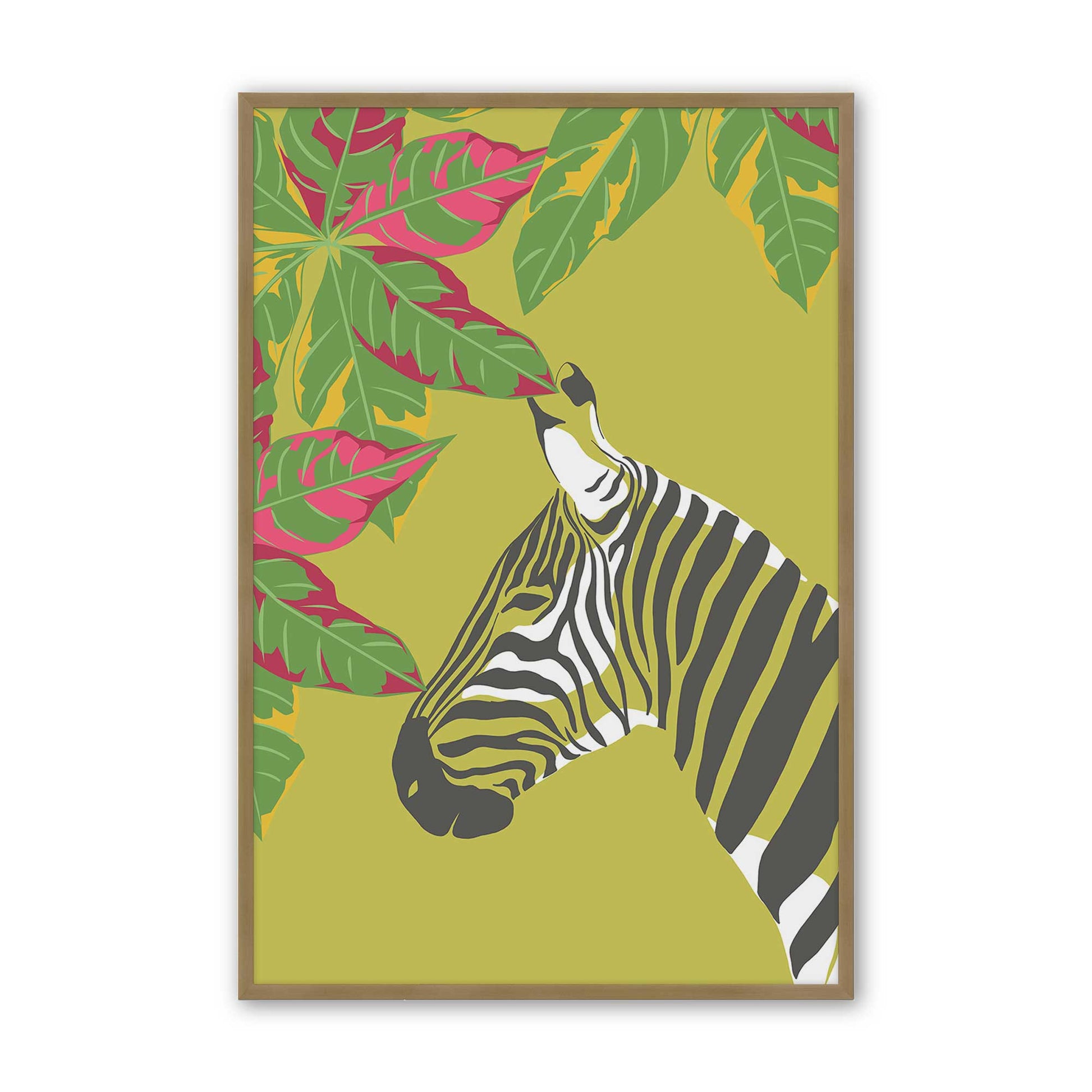 [Color:Brushed Gold], Picture of art in a Brushed Gold frame