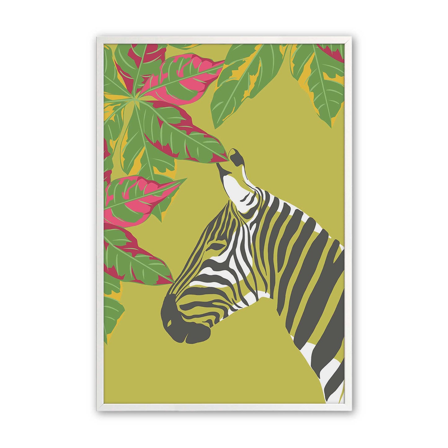 [Color:Opaque White], Picture of art in a Opaque White frame