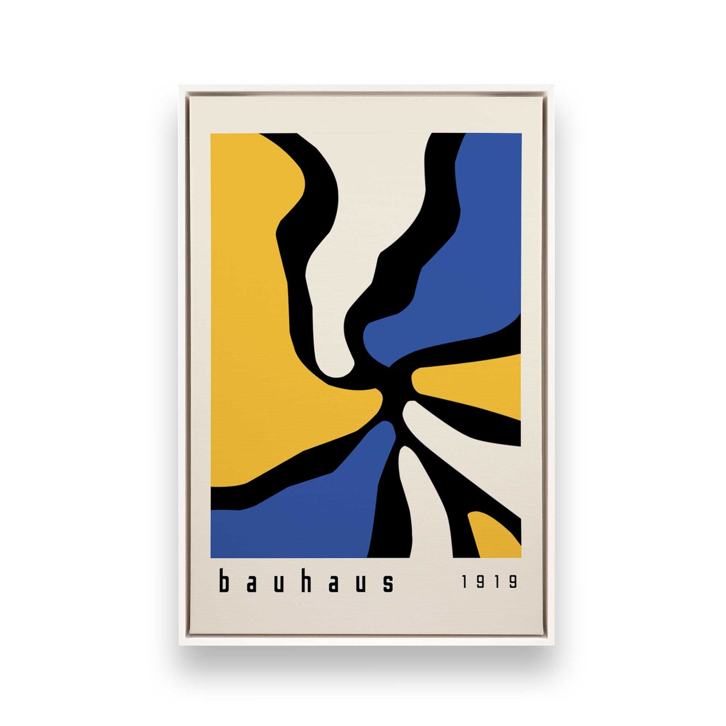[Color:Opaque White], Picture of art in a White frame