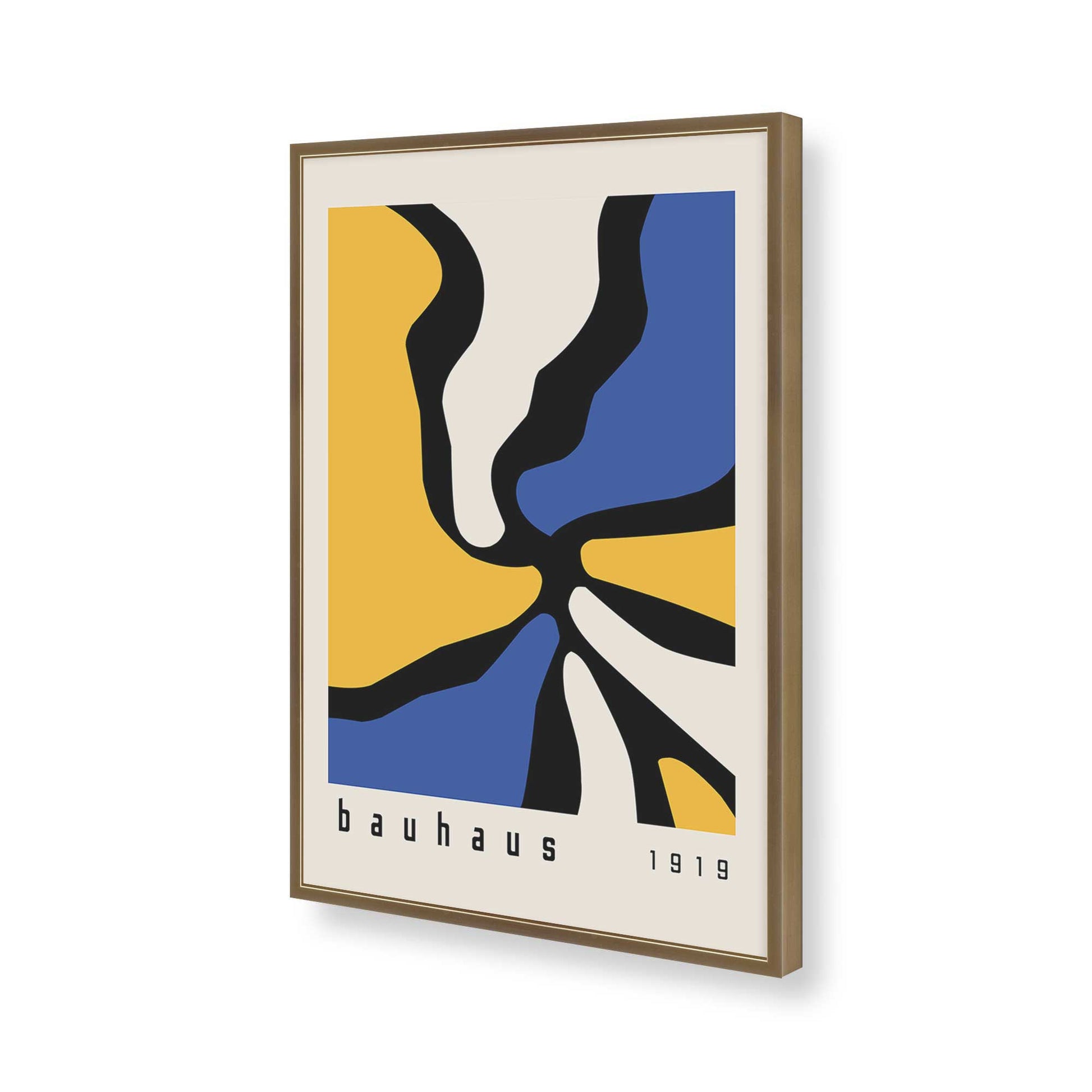 [Color:Brushed Gold], Picture of art in a Brushed Gold frame of the corner