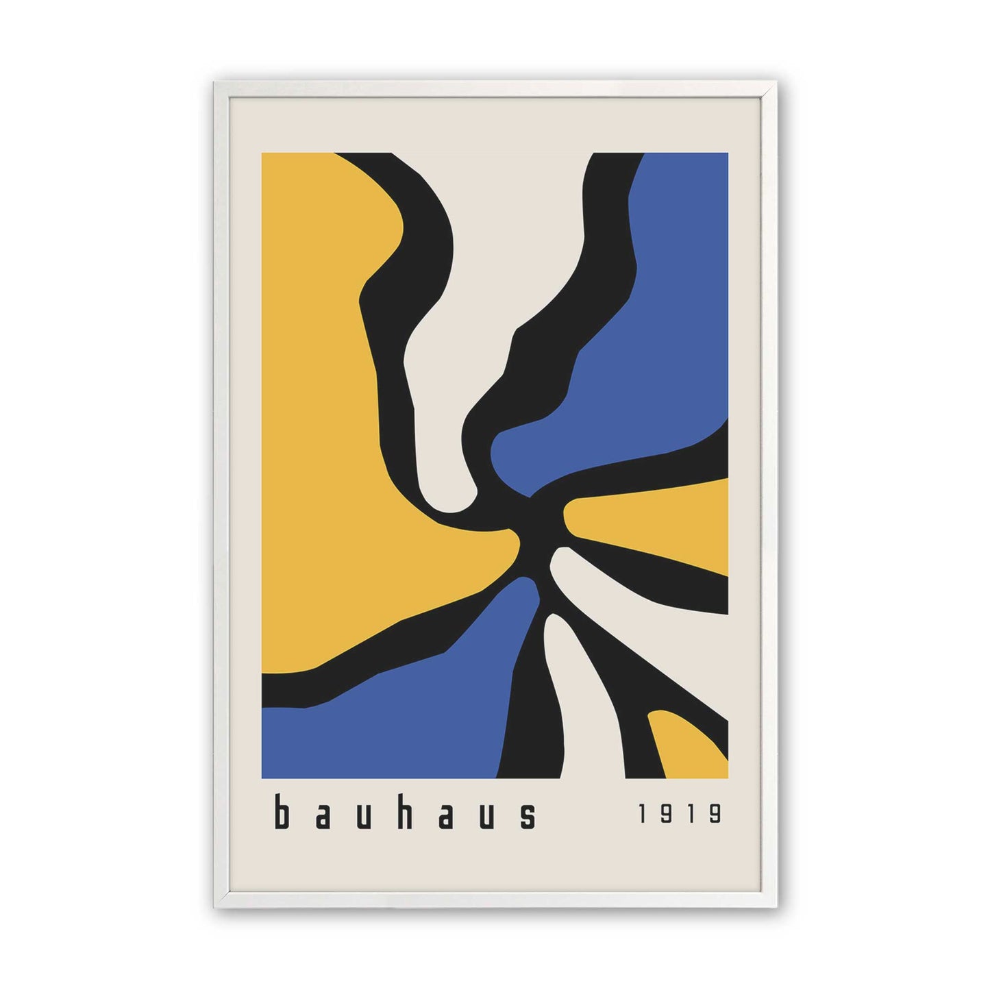 [Color:Opaque White], Picture of art in a Opaque White frame