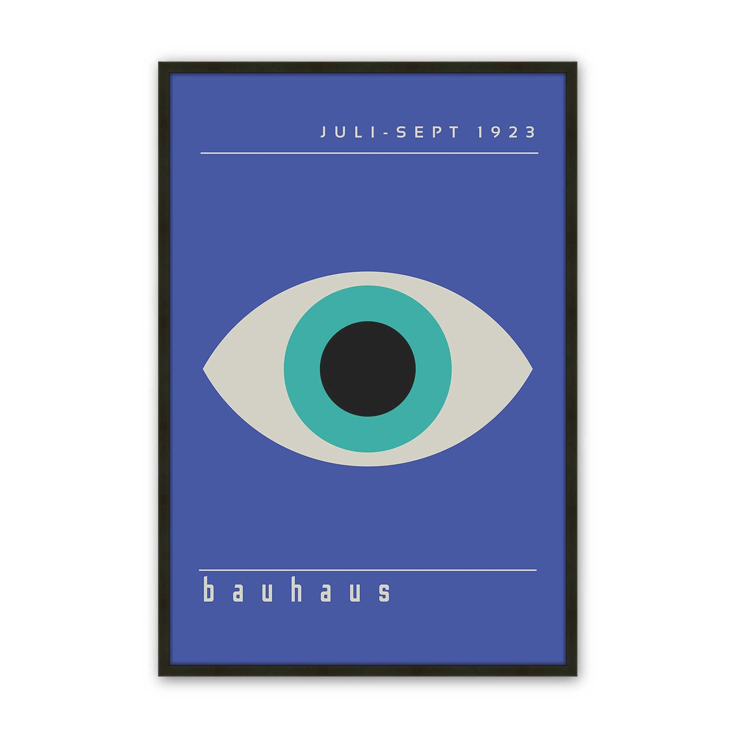 [Color:Satin Black], Picture of art in a Satin Black frame