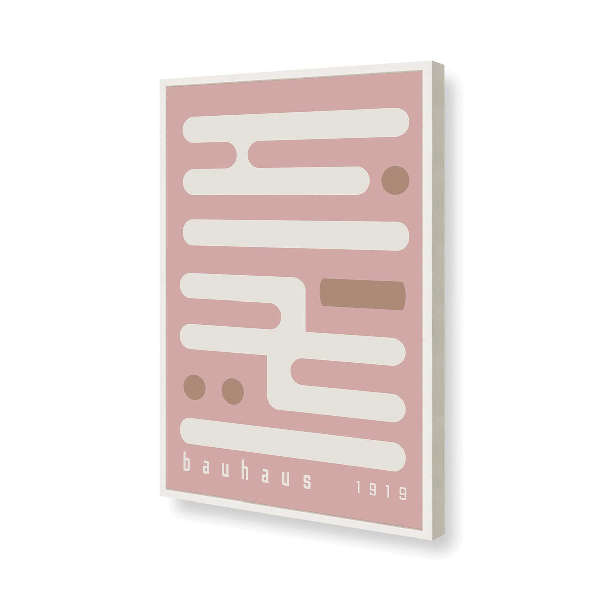 [Color:Opaque White], Picture of art in a Opaque White frame of the corner