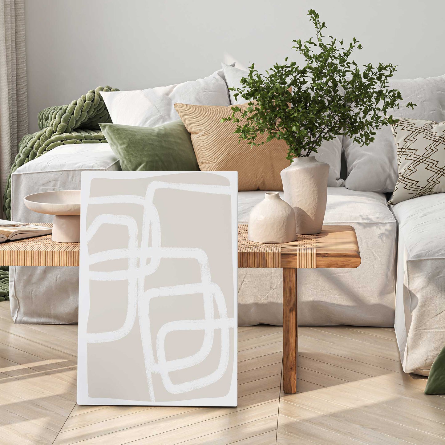 Wavy Connections I Canvas Print