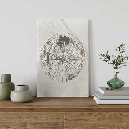 Timeless Tree Rings I Canvas Print