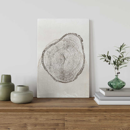 Timeless Tree Rings II Canvas Print
