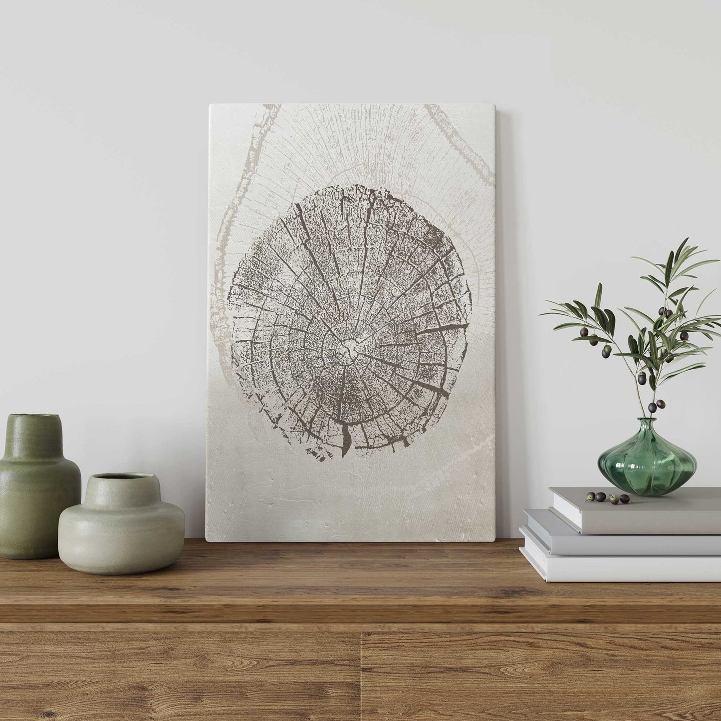 Timeless Tree Rings III Canvas Print