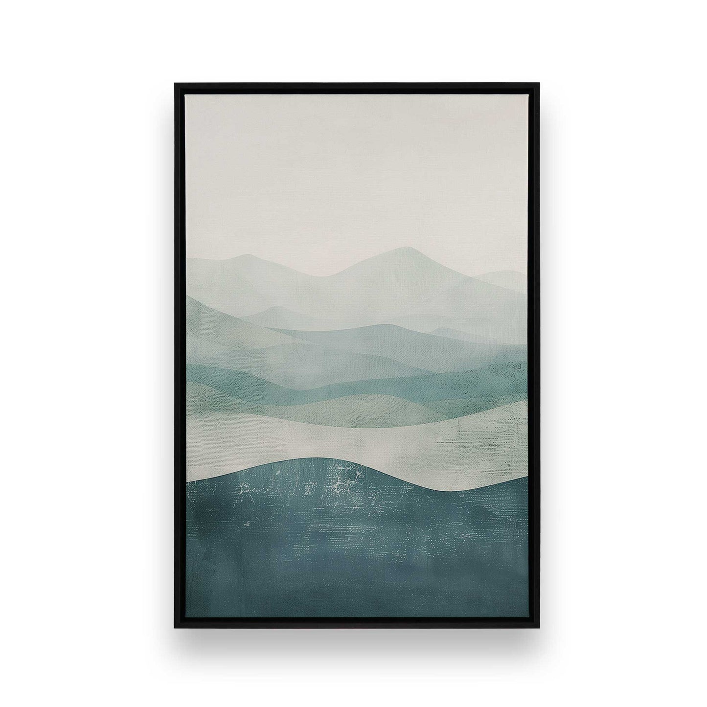 [Color:Satin Black], Picture of art in a Satin Black frame