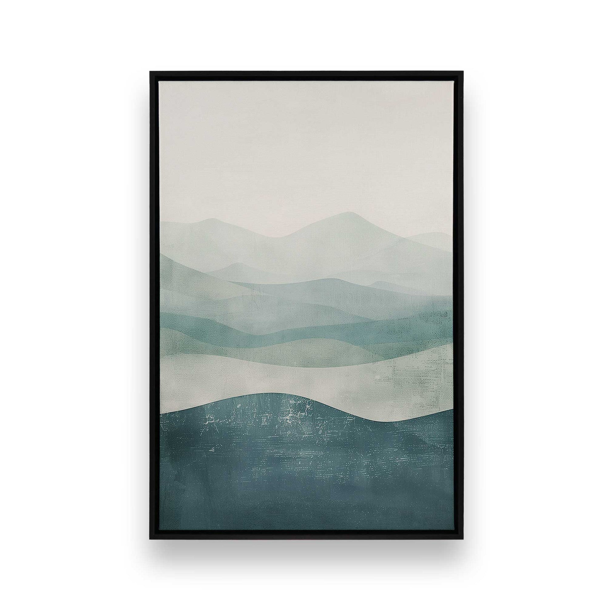 [Color:Satin Black], Picture of art in a Satin Black frame