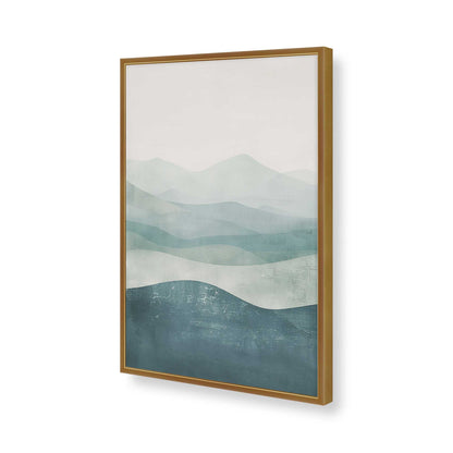 [Color:Polished Gold], Picture of art in a Polished Gold frame of the corner