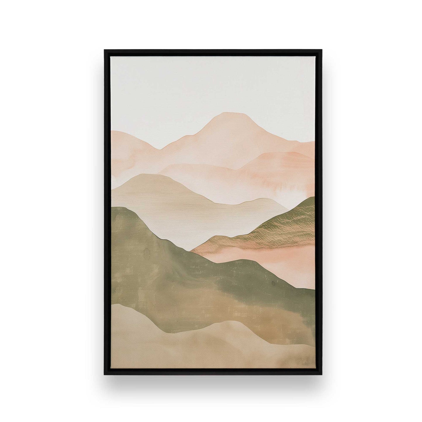 [Color:Satin Black], Picture of art in a Satin Black frame