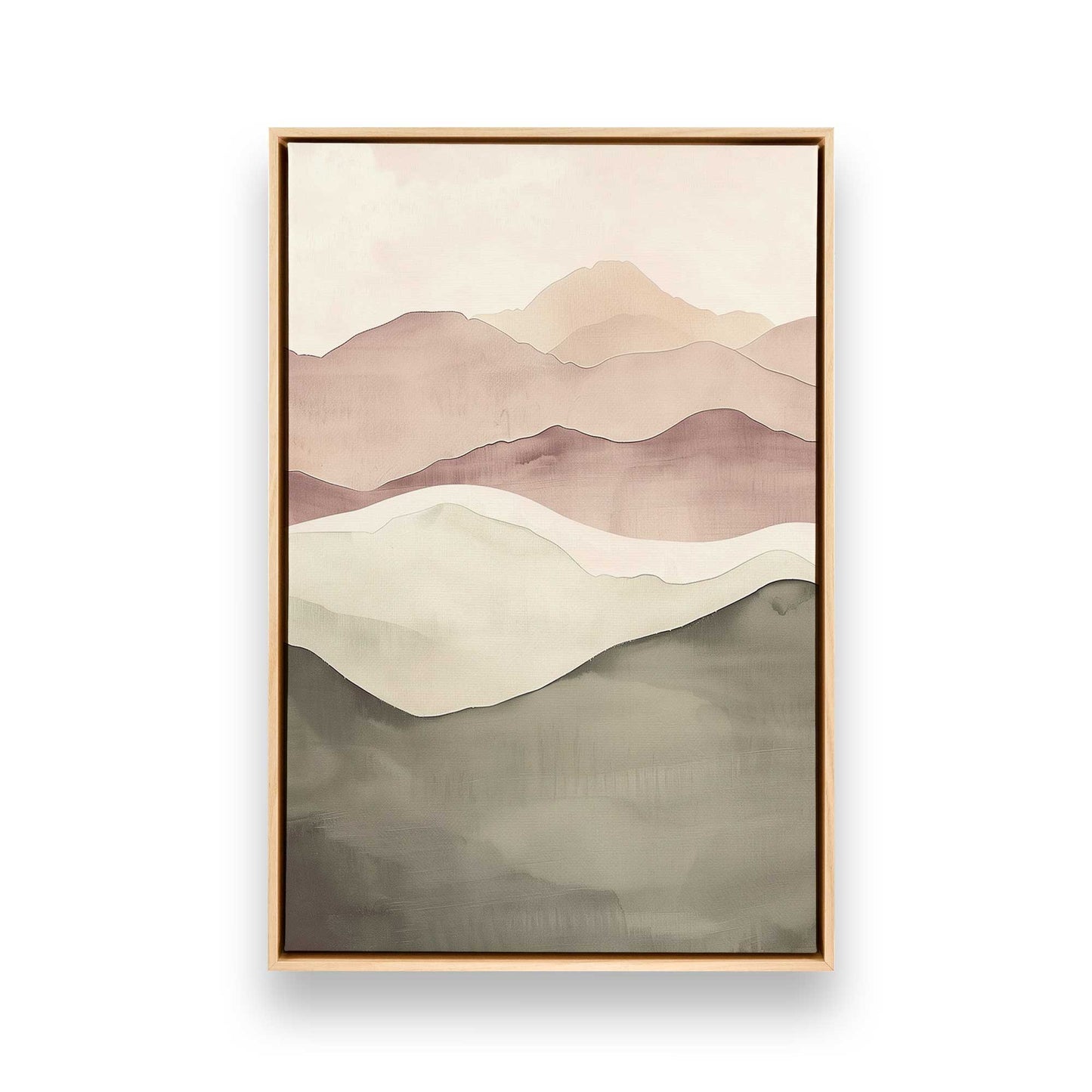 [Color:American Maple], Picture of art in a American Maple frame