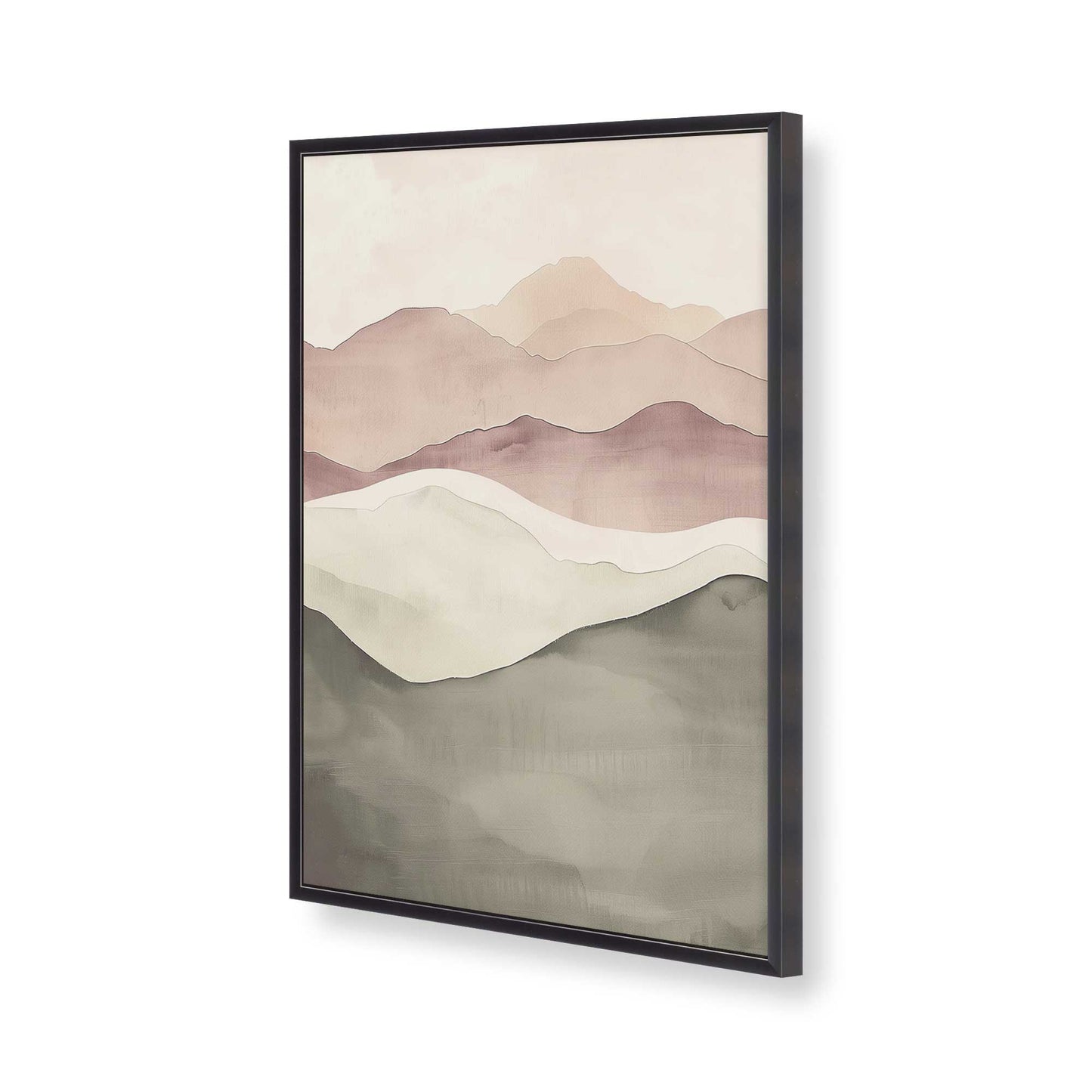 [Color:Weathered Zinc], Picture of art in a Weathered Zinc frame of the corner