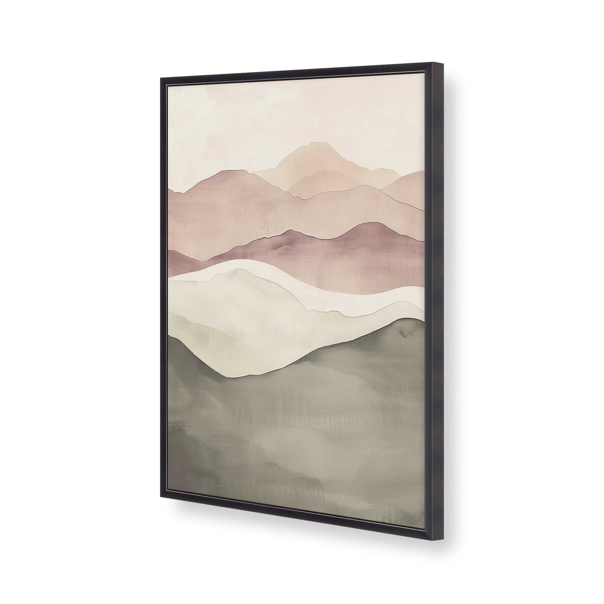[Color:Weathered Zinc], Picture of art in a Weathered Zinc frame of the corner