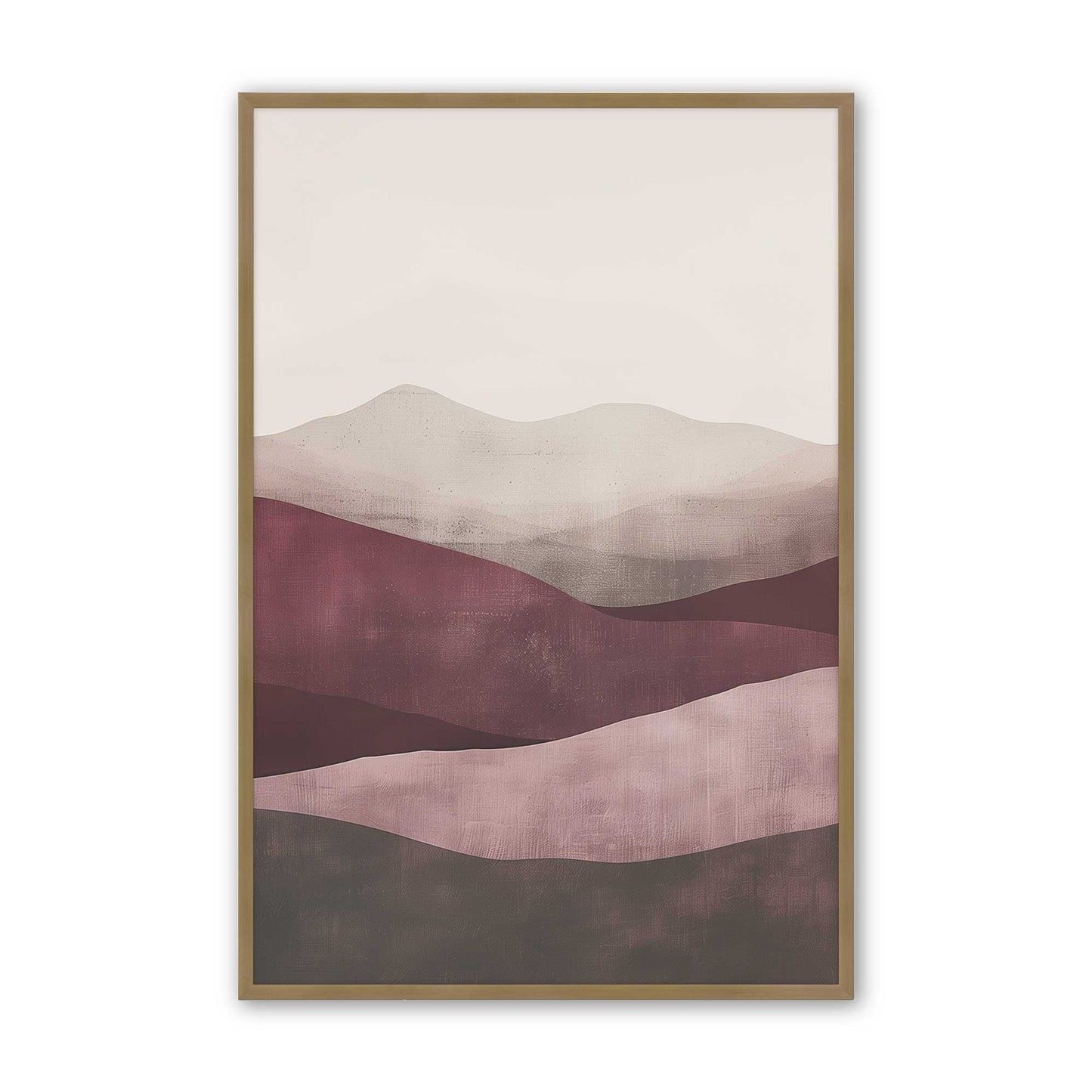 [Color:Brushed Gold], Picture of art in a Brushed Gold frame