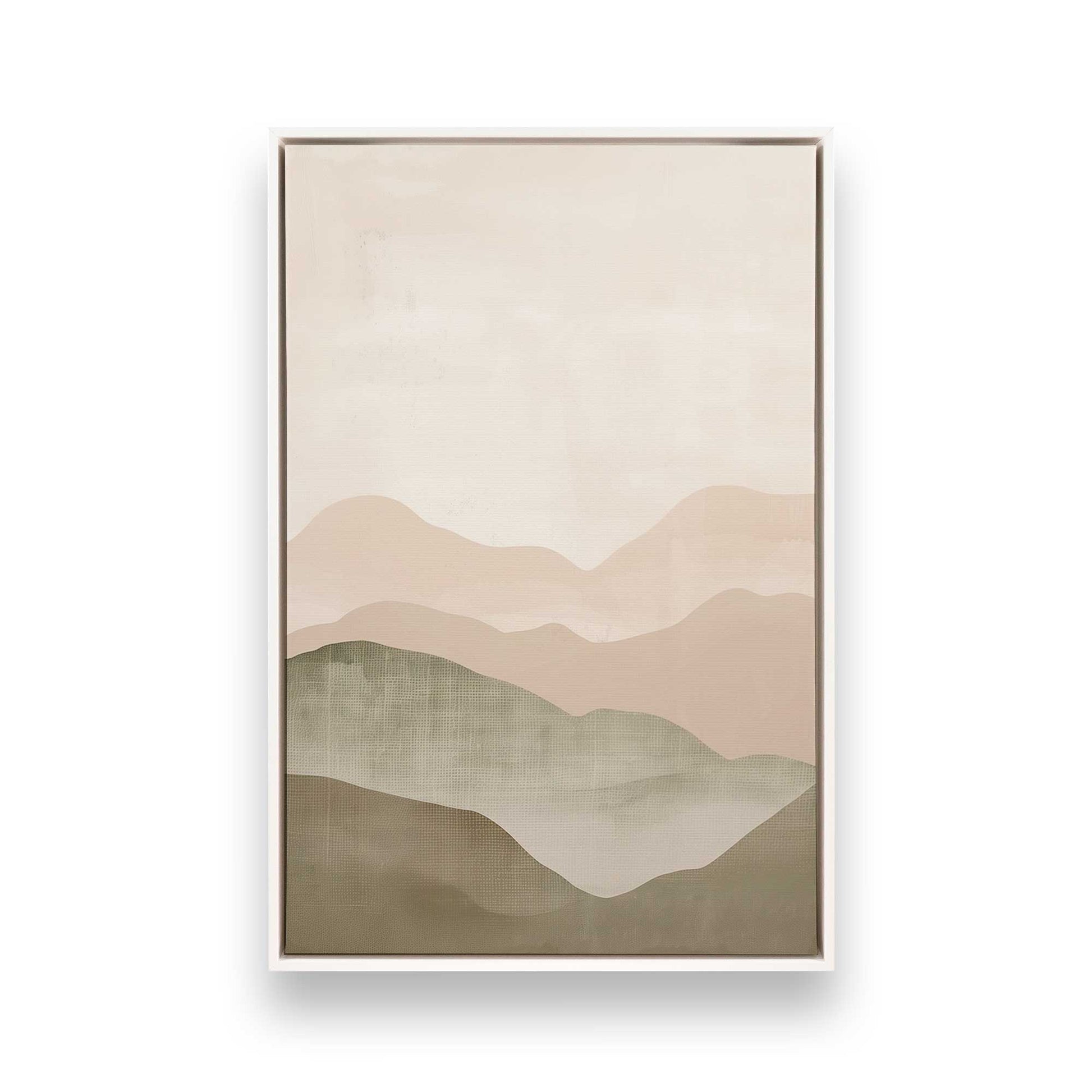 [Color:Opaque White], Picture of art in a White frame