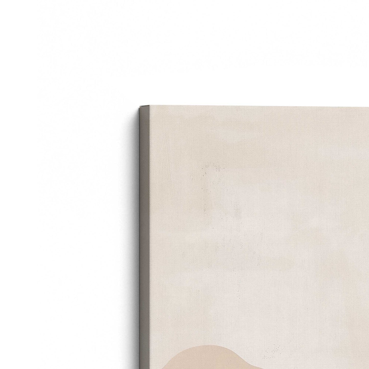[Color:Stretched Canvas], Picture of the corner of the art