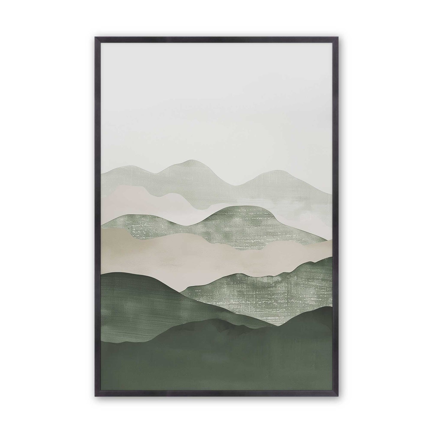 [Color:Weathered Zinc], Picture of art in a Weathered Zinc frame