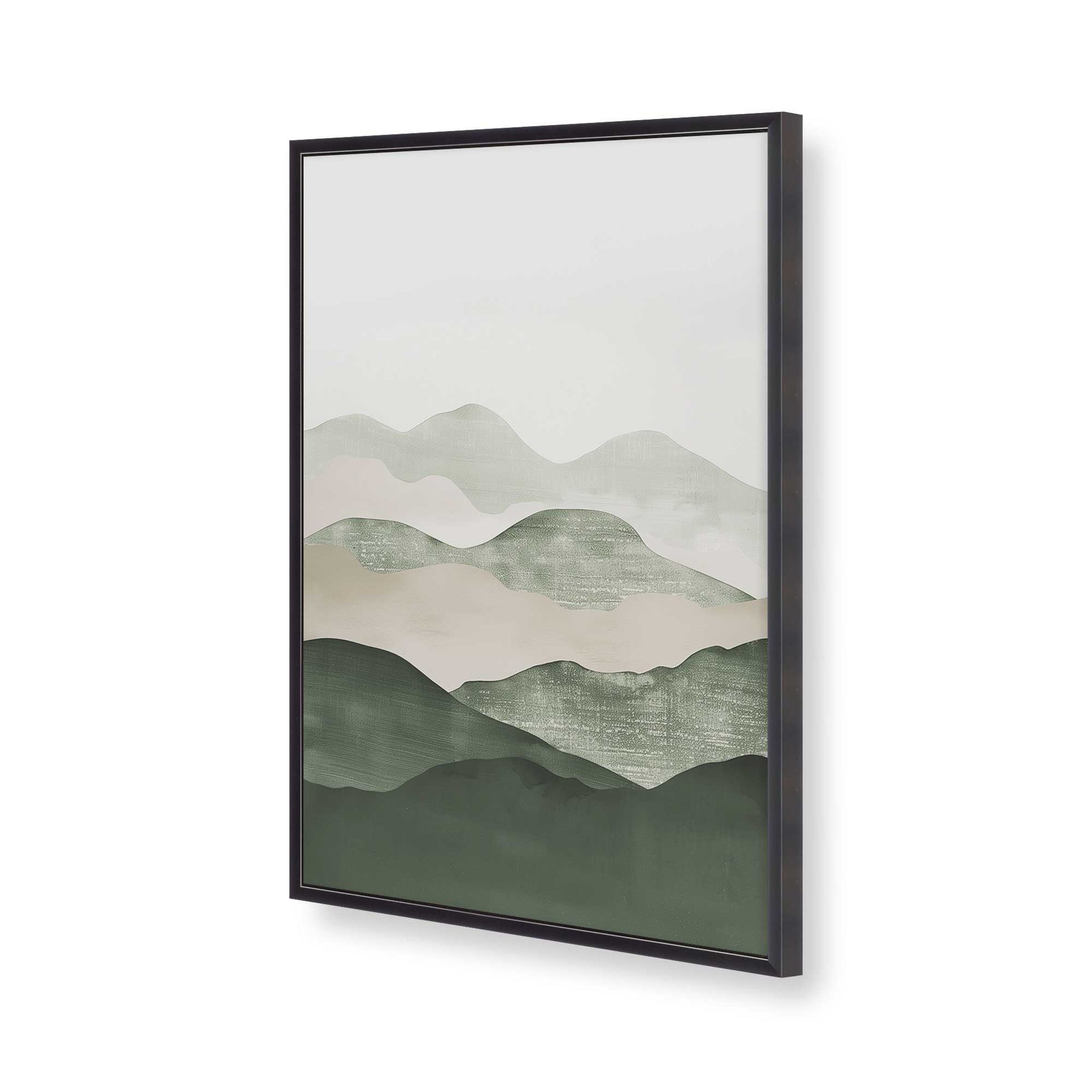 [Color:Weathered Zinc], Picture of art in a Weathered Zinc frame of the corner