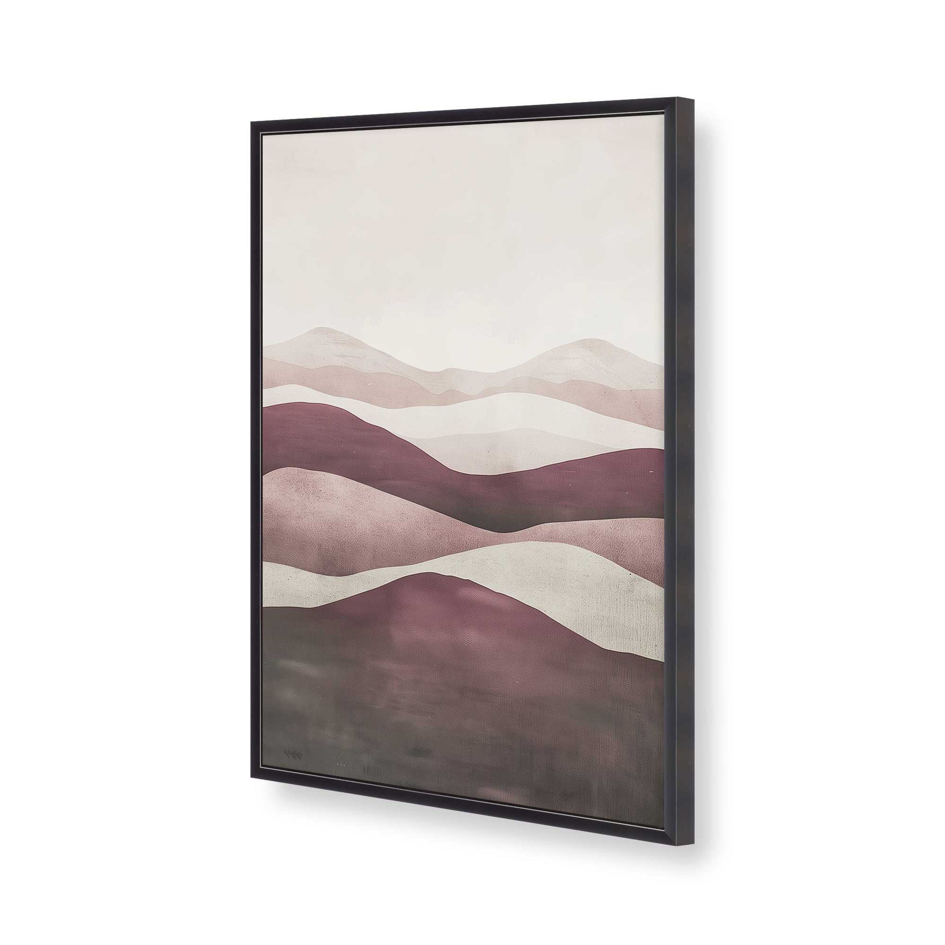 [Color:Weathered Zinc], Picture of art in a Weathered Zinc frame of the corner