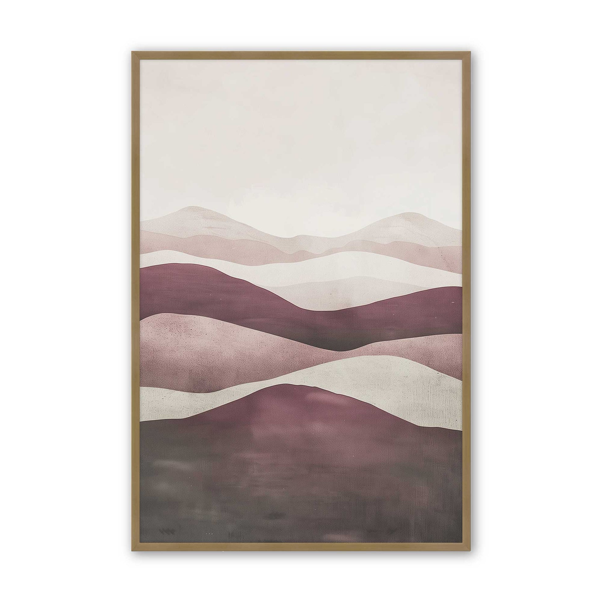 [Color:Brushed Gold], Picture of art in a Brushed Gold frame