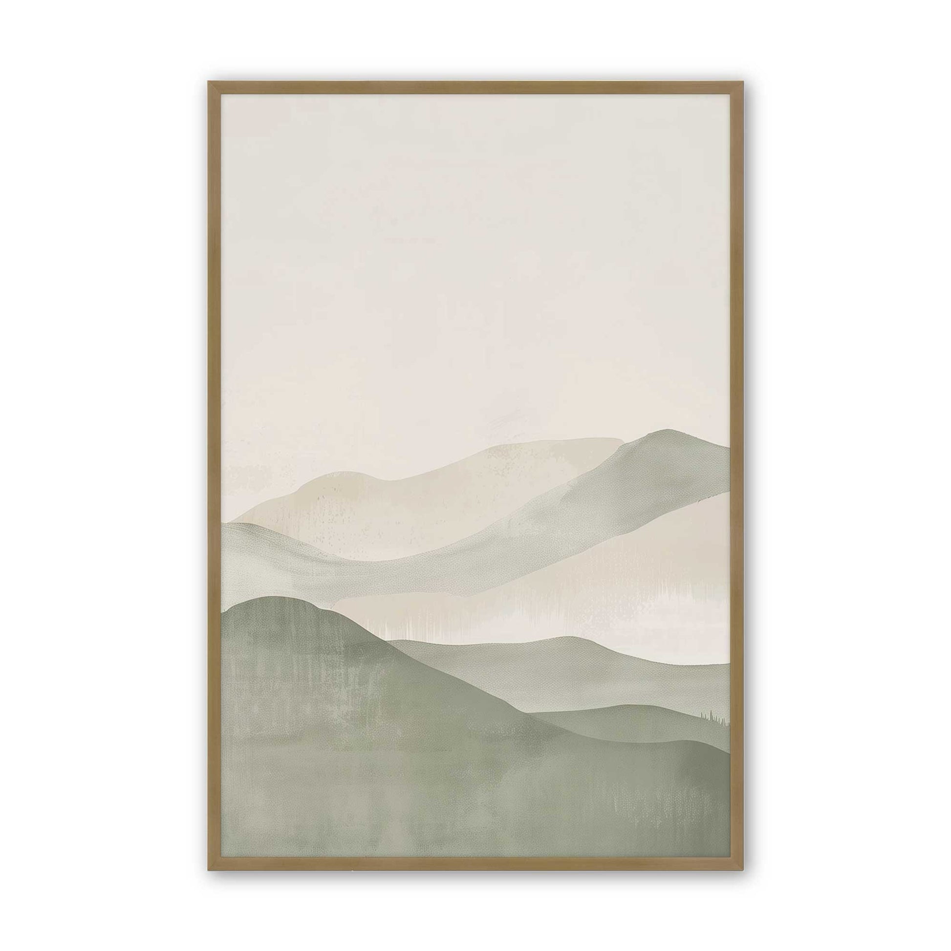 [Color:Brushed Gold], Picture of art in a Brushed Gold frame