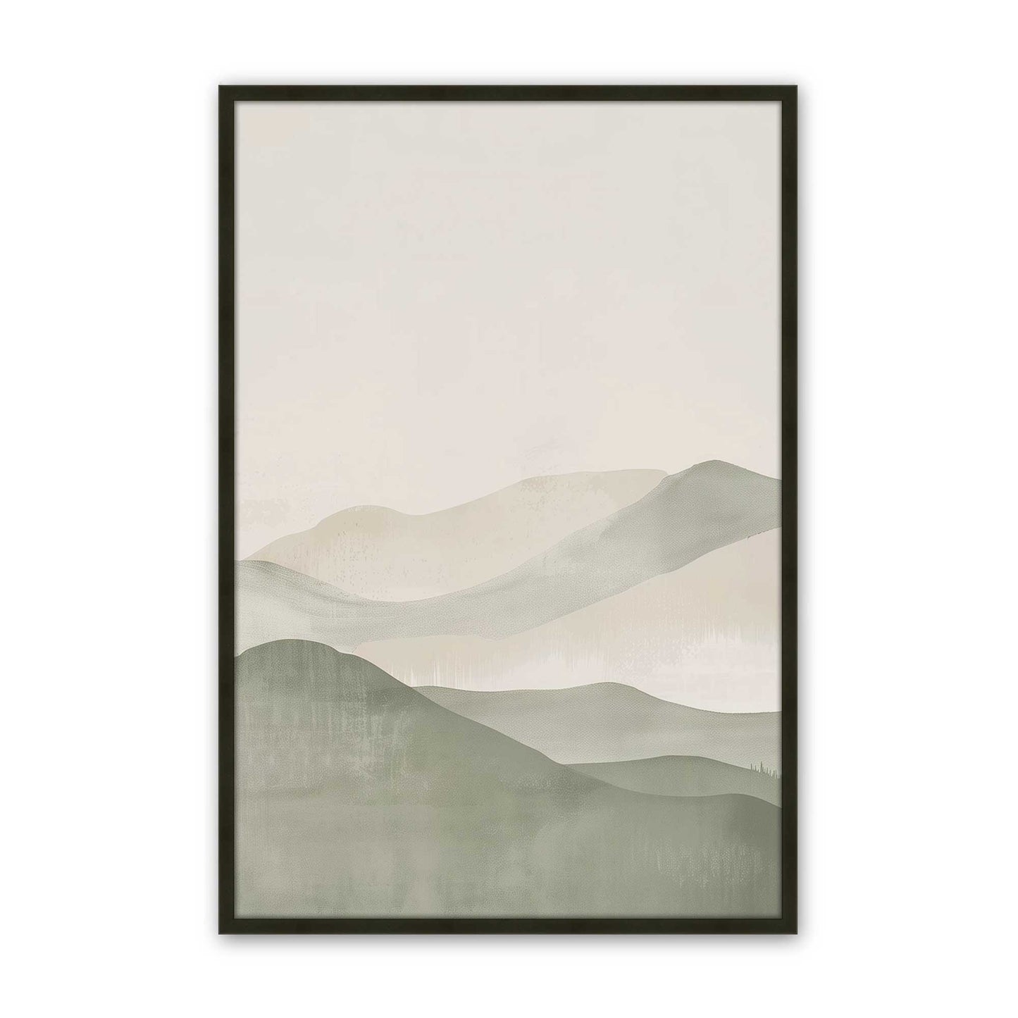 [Color:Satin Black], Picture of art in a Satin Black frame