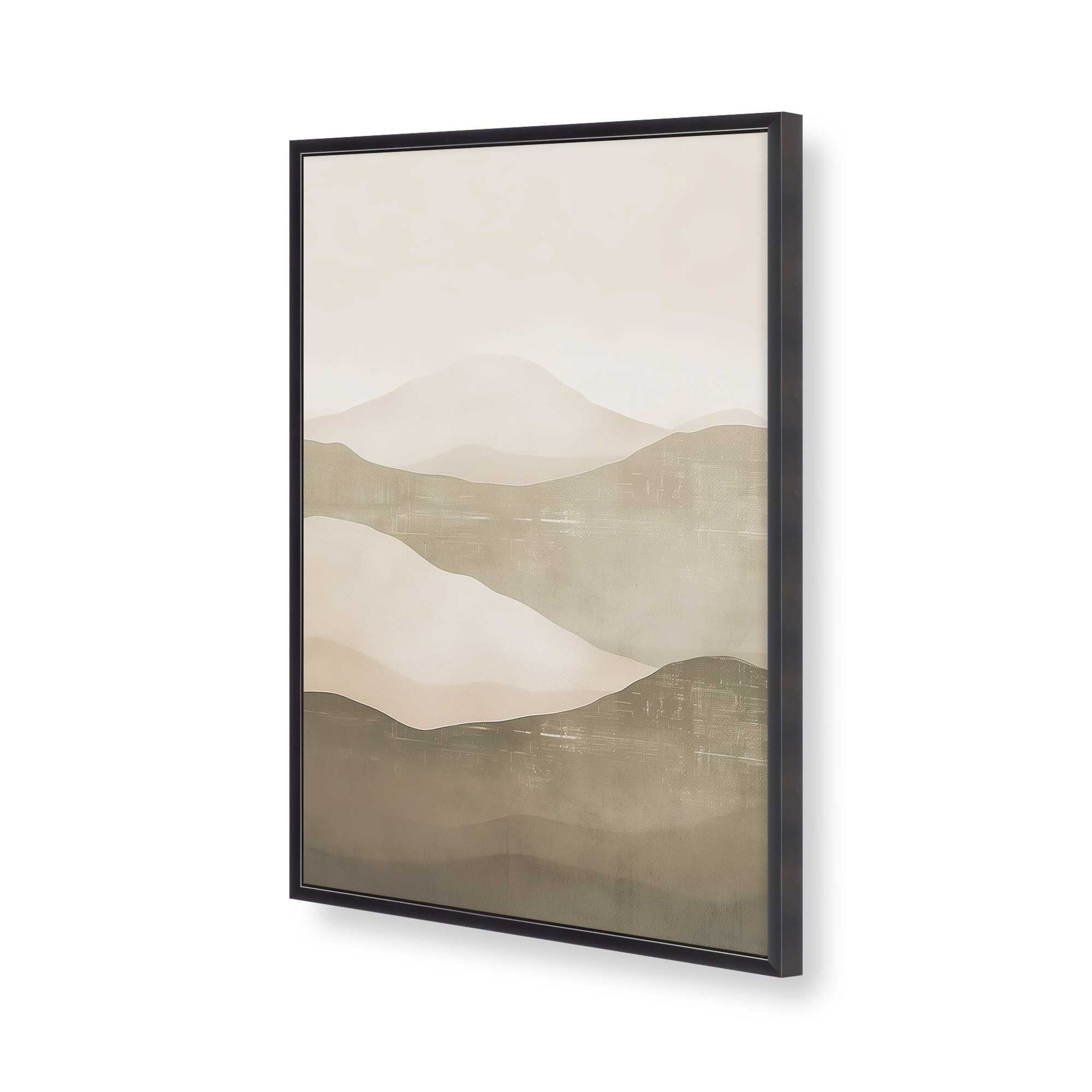 [Color:Weathered Zinc], Picture of art in a Weathered Zinc frame of the corner
